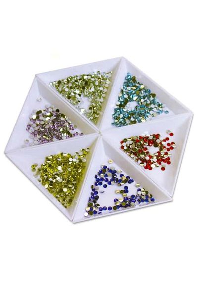 Mia Professional Nail Art Triangle Bead Sorting Tray