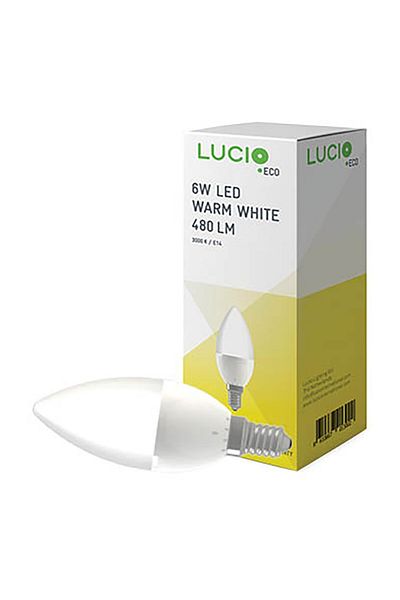 LUCİO لمبة LED موفرة للطاقة وخالية من الوميض، 3 قطع، 6 وات، 37 × 101 مم