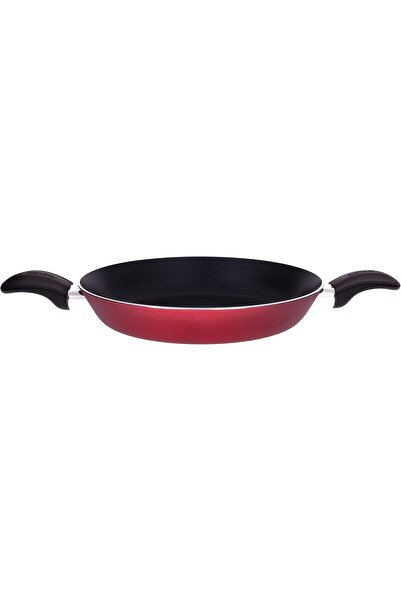 ALSAIF Non-stick Aluminum Frying Pan, Vetro Classic 24 Cm, Burgundy Red