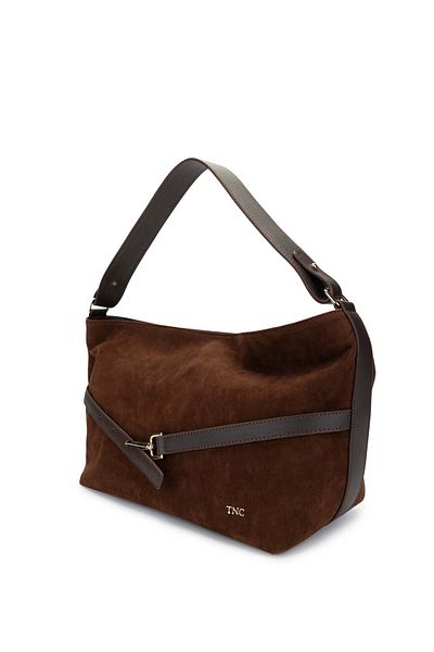 Tamer Tanca Women's Vegan Brown Shoulder Bag