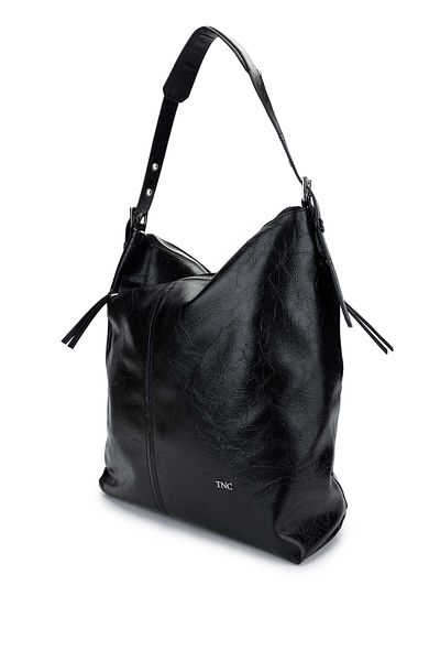 Tamer Tanca Women's Vegan Black Shoulder Bag