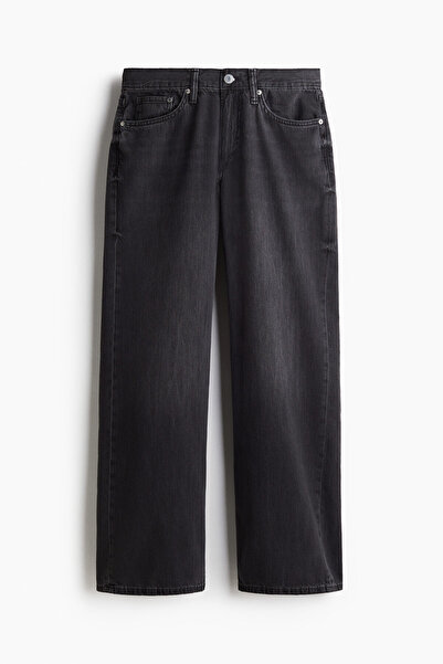 H&M Straight Loose Low Jeans