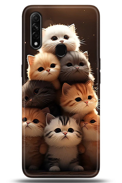 Noprin Oppo A31 Kılıf HD Baskılı Kılıf - Custody Series 5113