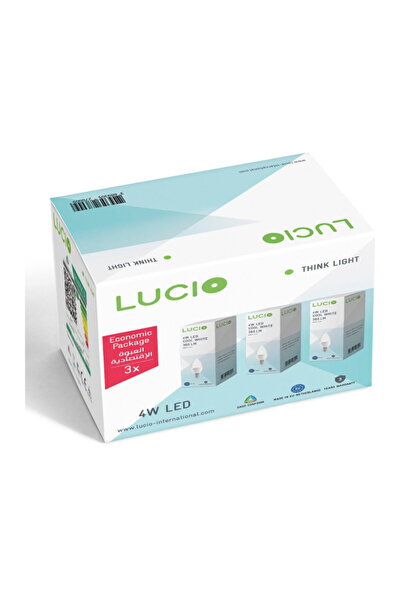 LUCİO 3-Piece 6500K 4W E14 LED Bulb