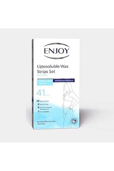 Enjoy LIPOSOL FACEWAX STIRP AZULENE 27PCS SET
