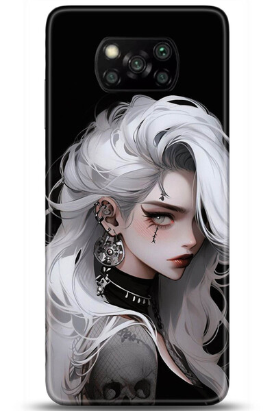 Noprin حافظة هاتف Xiaomi Poco X3 Pro مطبوعة بدقة عالية - سلسلة الحفاظ 5086