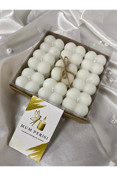 periisii 9’lu Kokusuz Bubble Mum Paketi | Söz, Nişan, Kına Için Özel Hediyelik
