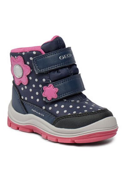 Geox girls' snow boots B363WB-0MNBC blue