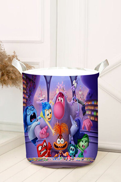 dekomingo Фетровий кошик для іграшок з малюнком «Терс Юз» для дитячої кімнати