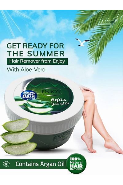 Enjoy Hair Remover with Aloe Vera 400g – Fast & Gentle Hair Removal for Smooth Skin