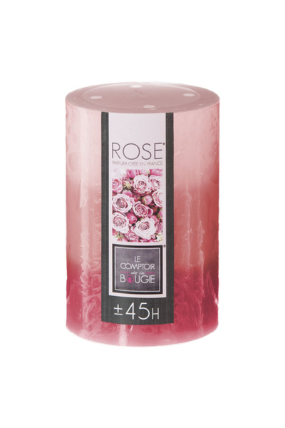 Atmosphera شمعة نينا ثلاثية الألوان برائحة الورد تدوم 45 ساعة