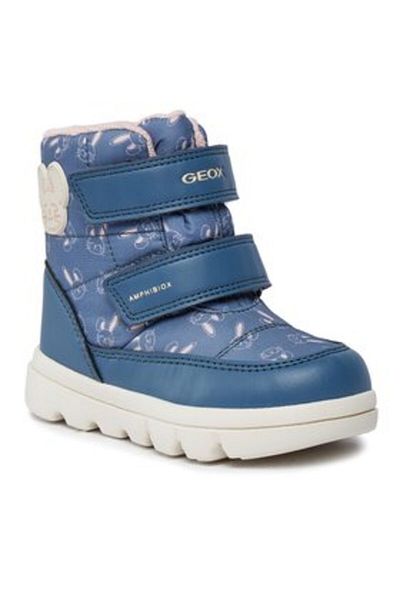 Geox girls' snow boots B365AC-000MN blue