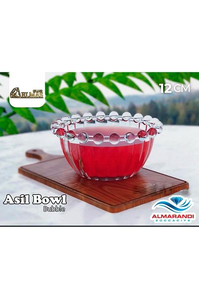 YzHome 6 Piece Glass Beaded Bowl Snack Bowl 12*8cm