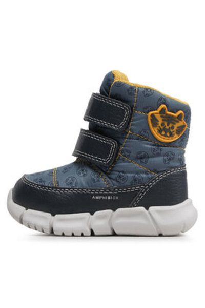 Geox boy's snow boots B043PC-0MNBU blue