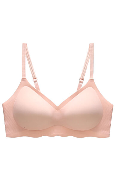 Bernato Laser Cut Seamless Recovery Women's Bra - Wave Patterned Undercut, Breathable Laser Bra