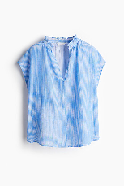 H&M Pamuklu Muslin Bluz