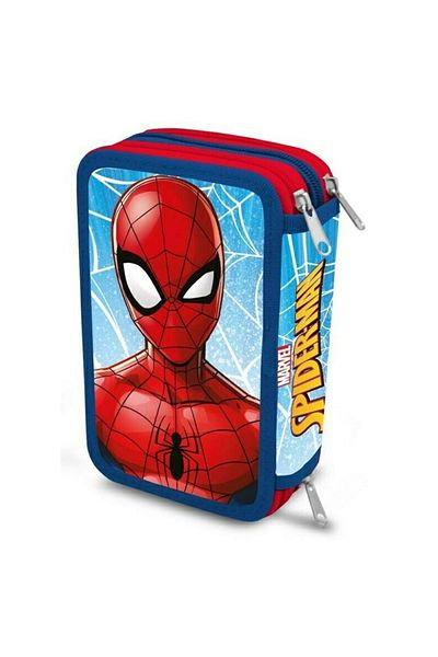 SPIDERMAN Fitted pencil case, Spider Man, blue