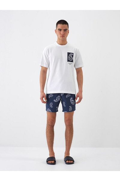 Xint Men's White Regular Fit Cotton T-Shirt