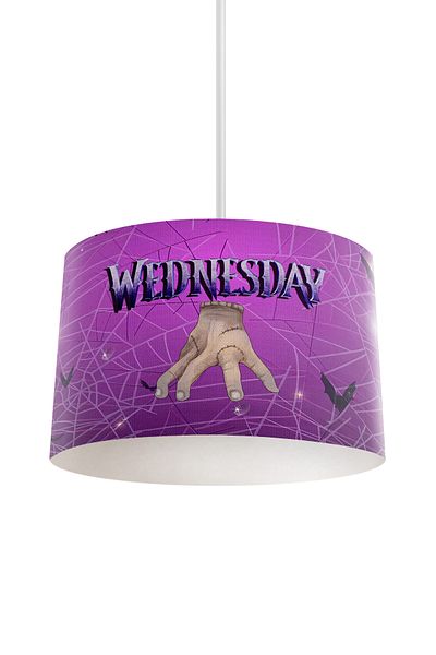 dekomingo Wednesday Purple Baby and Children's Room Chandelier