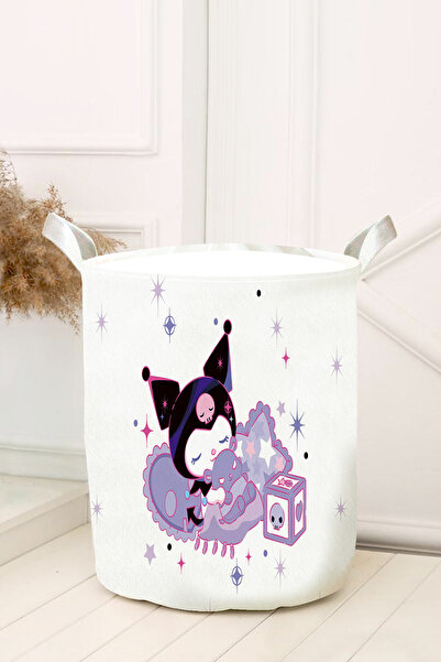 dekomingo سلة ألعاب غائمة بيضاء لغرفة الأطفال والرضع