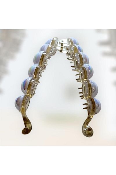 bijoux uniques نموذج اللؤلؤ مشبك الموز