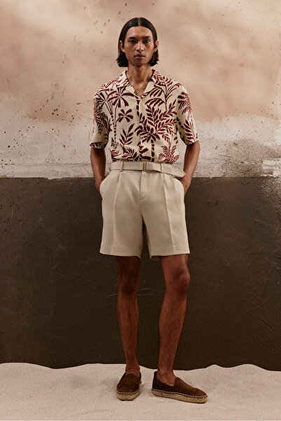 H&M Lyocell Karışımlı Şık Şort Relaxed Fit