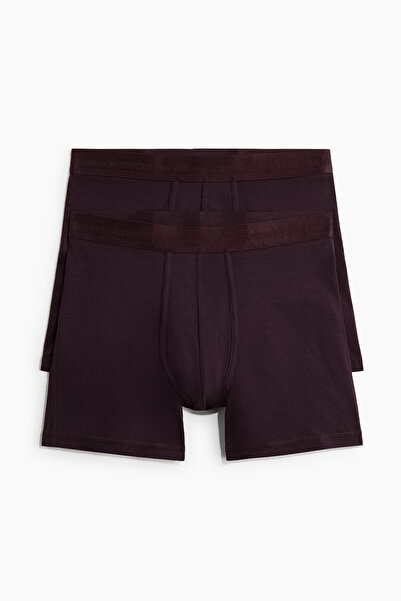 H&M 2’li Lycra® İçeren Normal Paça Boxer Şort