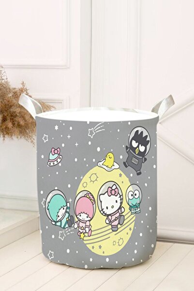 dekomingo منظم اللعب والتركيز باللون الرمادي مع شخصية سانريو