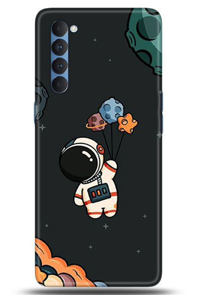Noprin Oppo Reno 4 Pro Case Hd Printed Case - Custody Series 5069