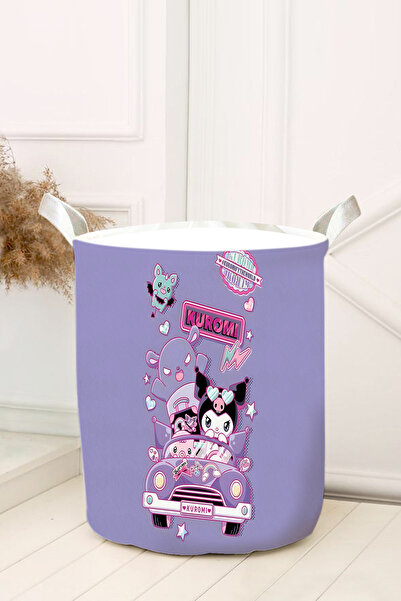 dekomingo Кошик для іграшок з малюнком Ліли Куромі на автомобілі з фетру для ...