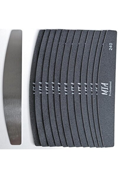 Mia Professional Kıvrımlı Çelik Taban + 6 lı yedek ( Grit 240 )