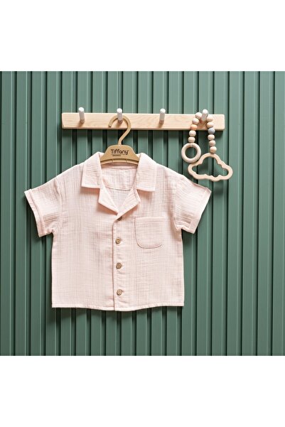 Tiffany Baby Baby Muslin Theme Short Sleeve Shirt 26093
