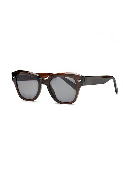 Aqua Di Polo 1987 Sundown Club Brown Geometric Women's Sunglasses Apso001801--50 Ekartman