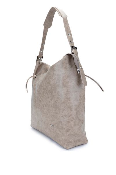 Tamer Tanca Women's Vegan Beige Shoulder Bag