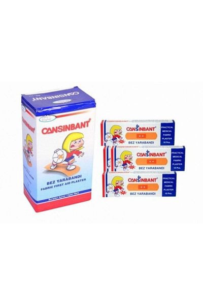 ÇAYLAR AVM Cansın Band-Aid Classic 10 Pieces 10X30 Pack (300 Pieces)
