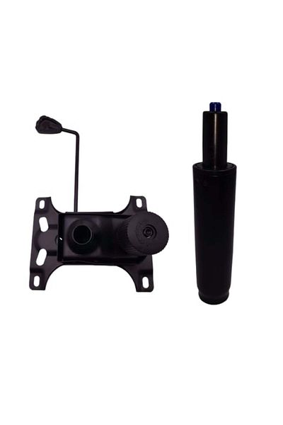 Depox Set de mecanism de reglare și cilindru cu piston pe gaz pentru scaune de birou, negru, 30 cm