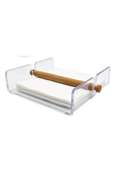 BOXup Napkin Holder with Wooden Holder