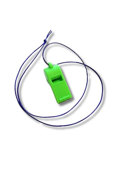 rmys Plastic Whistle / Earthquake Whistle / Sos Emergency Survival Whistle -Green- 1Pc