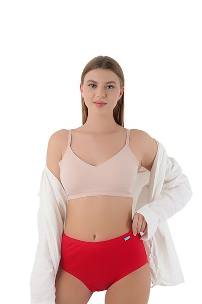 CNT Women's High Waist Bato Panties – 100% Cotton Ribbed Fabric