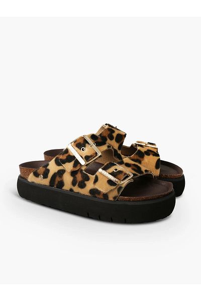 Genuins Παντόφλες για γυναίκες / κορίτσια HONOLULU G106336 Genuins Vegan Leopard