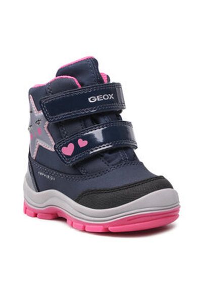 Geox girls' snow boots B163WA-050FU blue