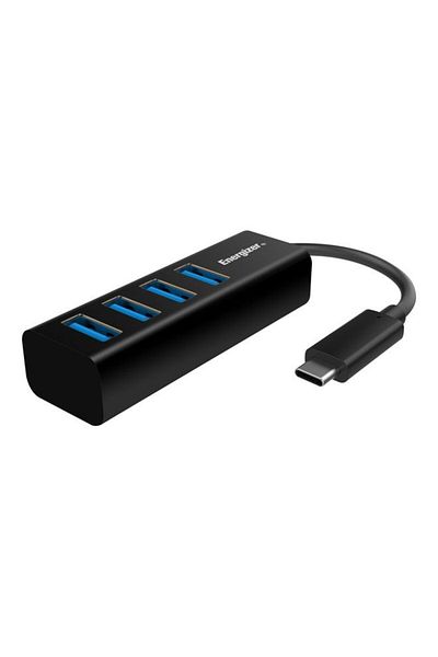 Energizer موزع USB-C مزود بـ 4 منافذ USB-A متوافق مع أجهزة MacBook Pro/Air/Samsung/Huawei/LG/Chromebook/i