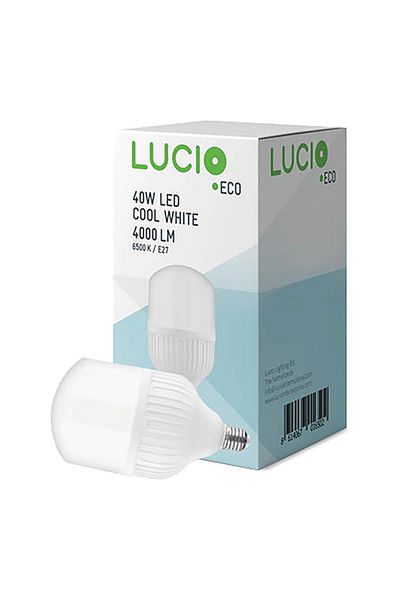LUCİO مصباح LED E27 موفر للطاقة 4000 لومن خالٍ من الوميض 120 × 182.5 مم