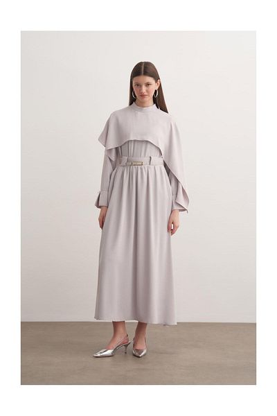 FUSHYA Double Suit with Cape Detail