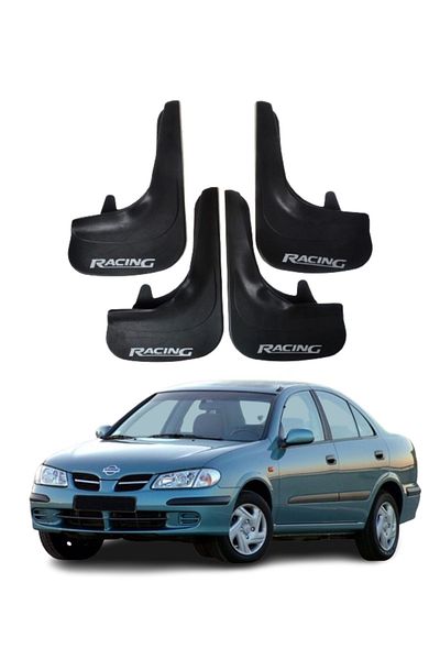 SONİKON LİNE Nissan Almera Compatible Racing Written 4-Piece Dust Cover Mudguard Mudguard Modified