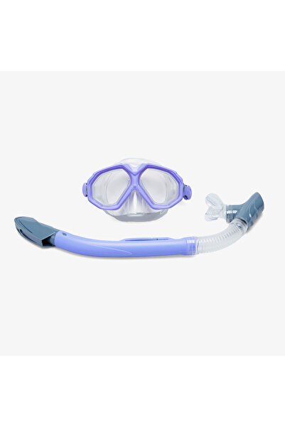 SPEEDO Dual Lenses Unisex Mor Şnorkel