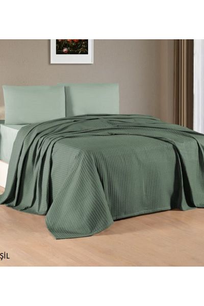Kristal By Taç Crystal Cotton Double Pique Set Cotton Fitted Sheet (+30Cm Depth)
