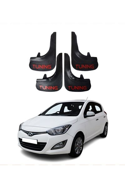 SONİKON LİNE Hyundai I20 2011-2014 Compatible Tuning Written 4-Piece Dust Cover Mudguard Mudguard Modified