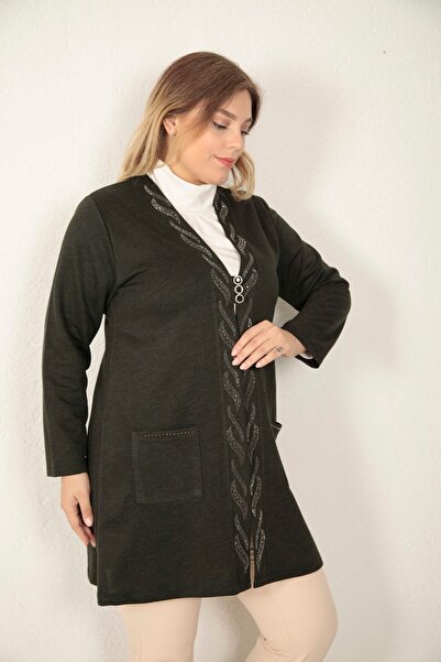 TRENDSE كارديجان الأم إكرين كوماش، كارديجان شتوي أنيق، كارديجان أم