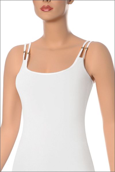 NİSYVE Women's Undershirt with Cotton Beaded Rope Strap